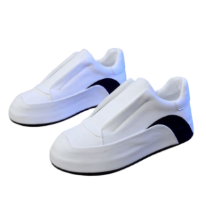 DRESSOVER Genuine Leather Slip-on Breathable Running Casual Shoes